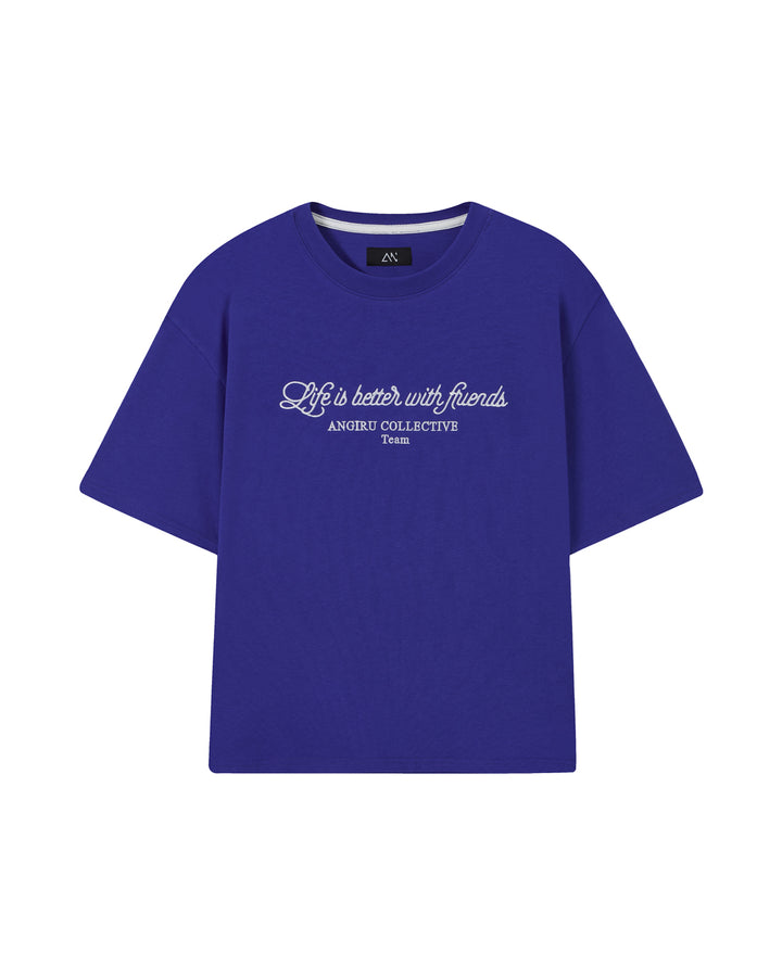 CAMISETA UNISEX AZUL "LIBWF"